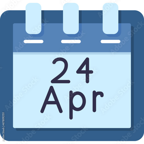 April 24 Icon