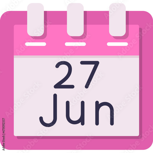 June 27 Icon