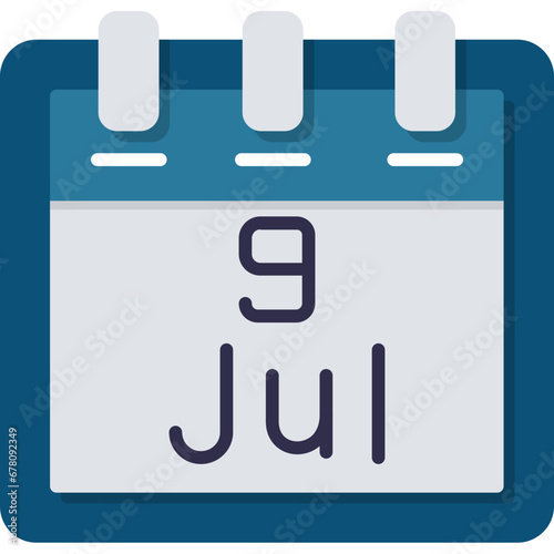 July 9 Icon