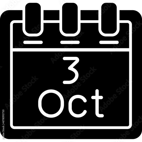 October 3 Icon