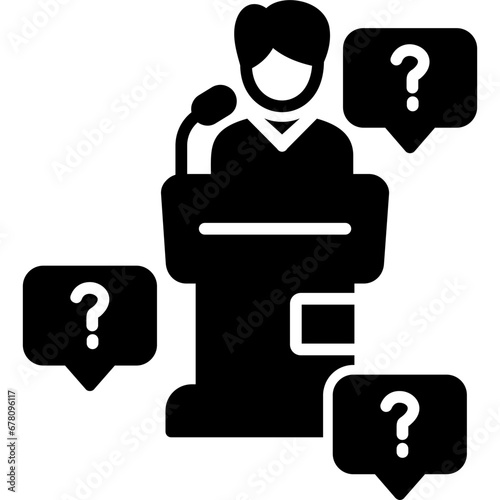 Press Conference Icon