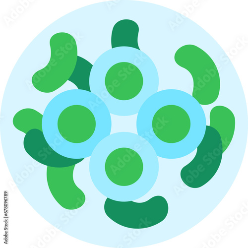 Gloeocapsa Cyanobacteria Icon