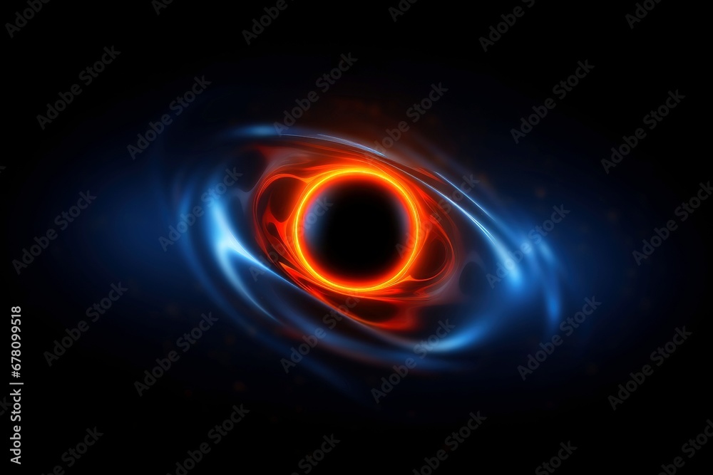 Abstract black hole with dark space galaxy background Abstract black hole with dark space galaxy background