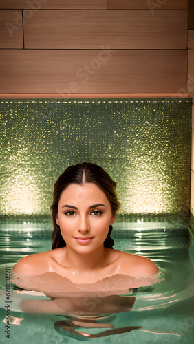 Woman in spa