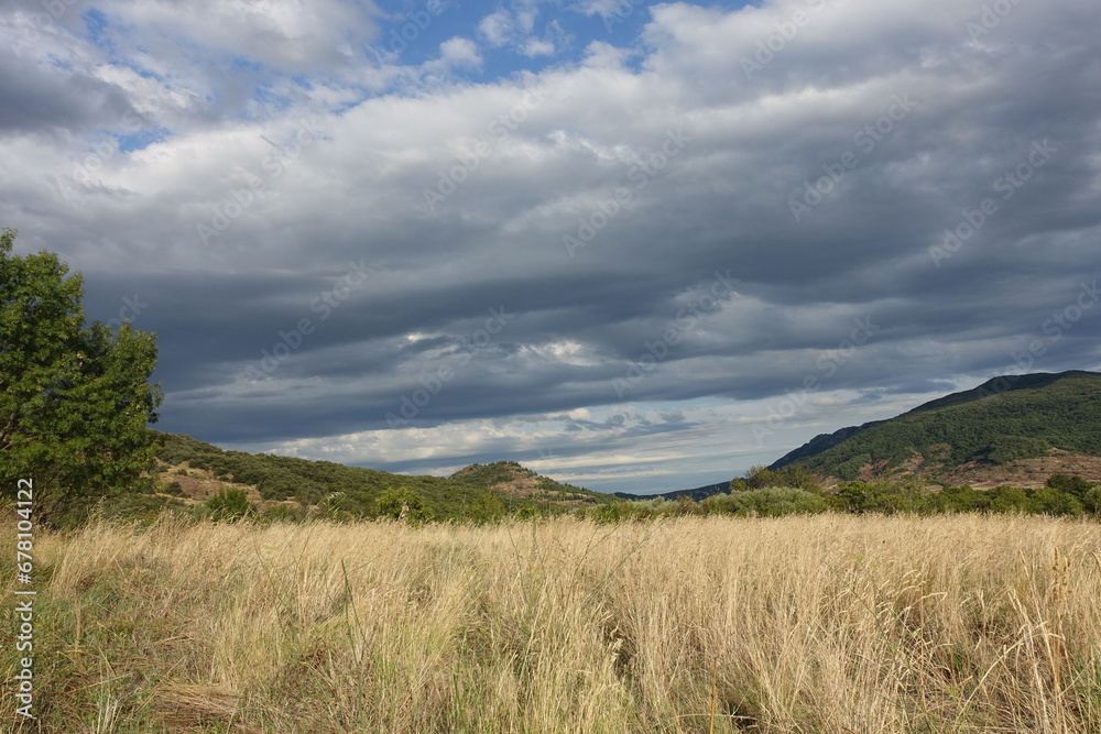 Fototapeta premium clouds over the mountains