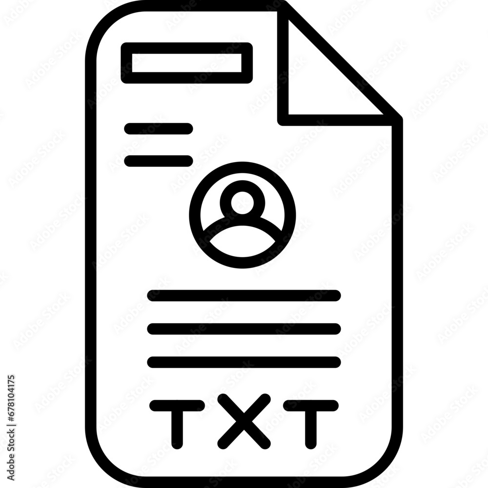 Personal File Icon Personal File Icon