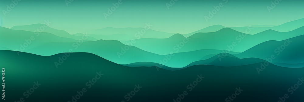 abstract green gradient color background.