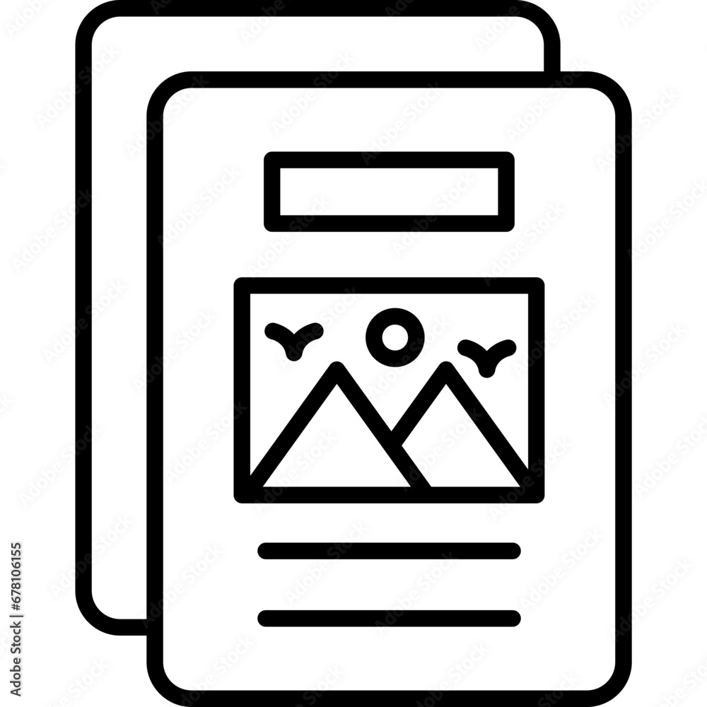 Brochure Icon Brochure Icon