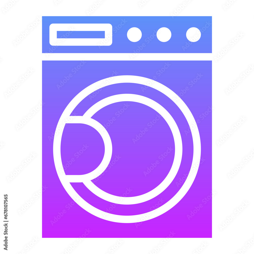 Smart Washing Machine Icon Smart Washing Machine Icon