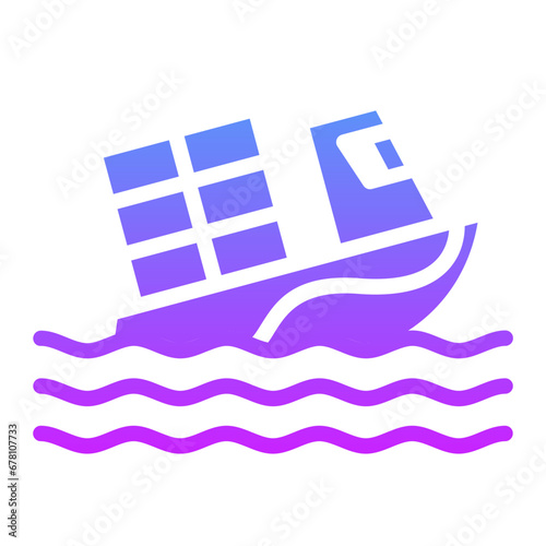 Boat Sink Icon