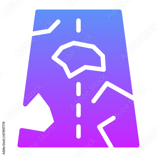 Road Crack Icon