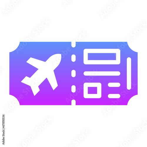 Flight Ticket Icon