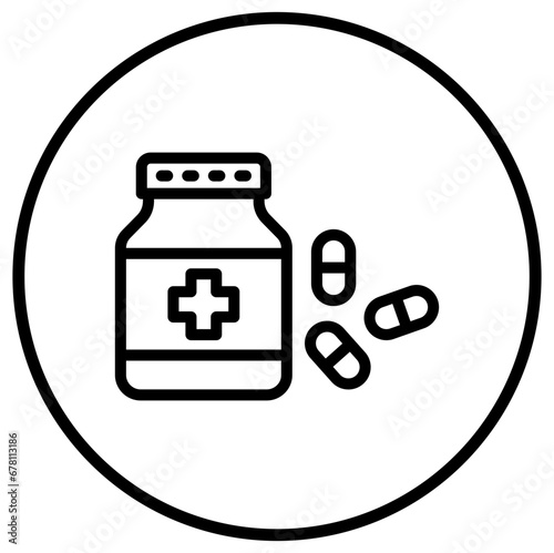 Pills Vector Icon Design Illustration