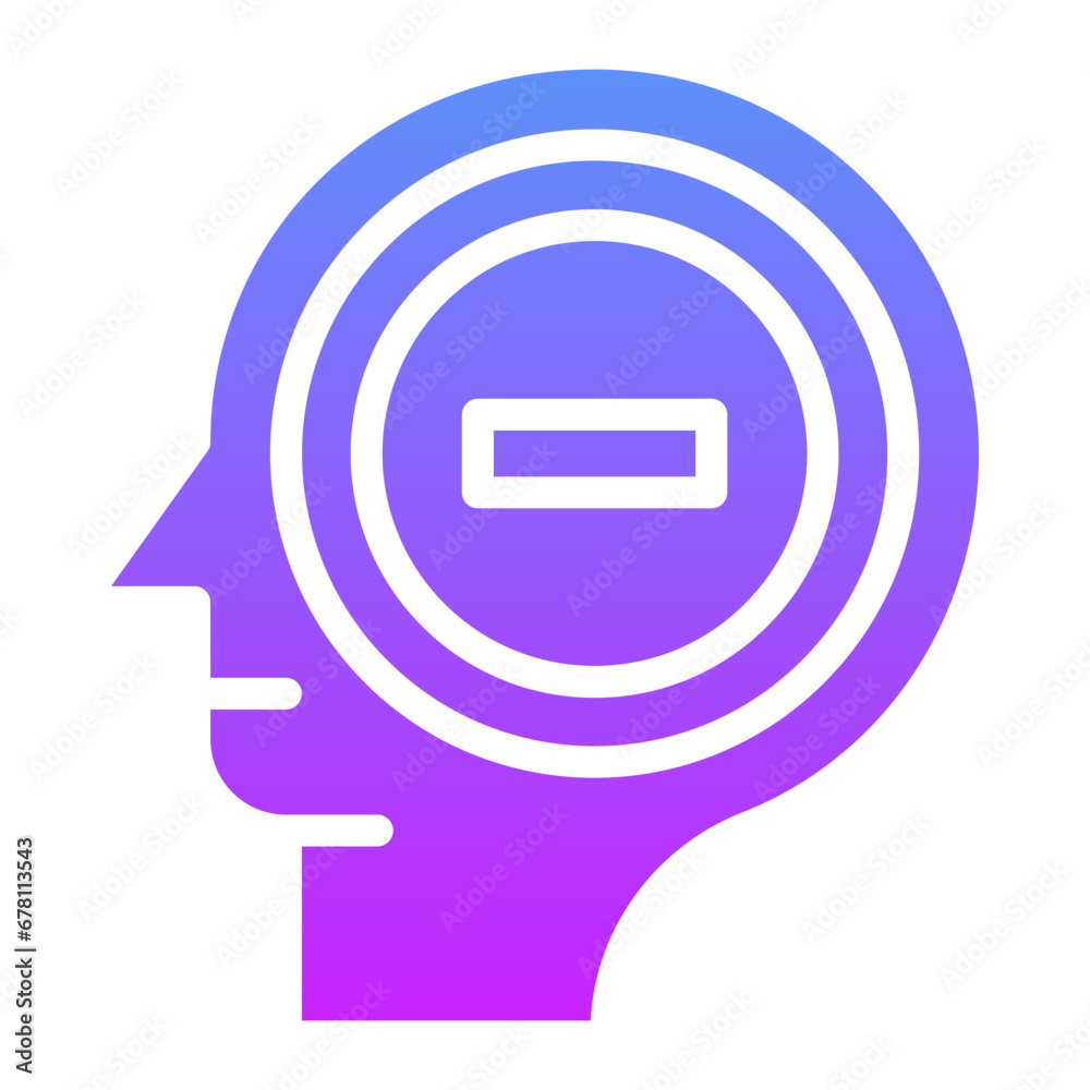 Negative Thinking Icon Negative Thinking Icon