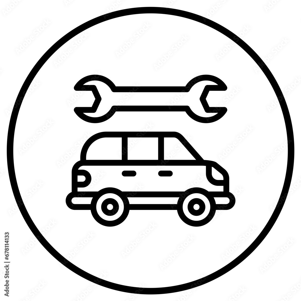 Car service Vector Icon Design Illustration Car service Vector Icon Design Illustration