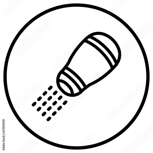 Salt Shaker Vector Icon Design Illustration