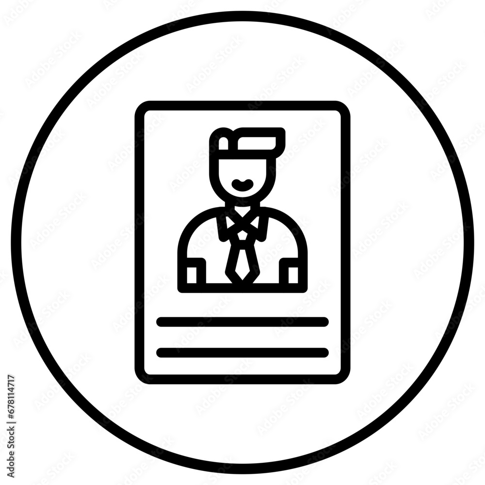 Candidate Vector Icon Design Illustration Candidate Vector Icon Design Illustration
