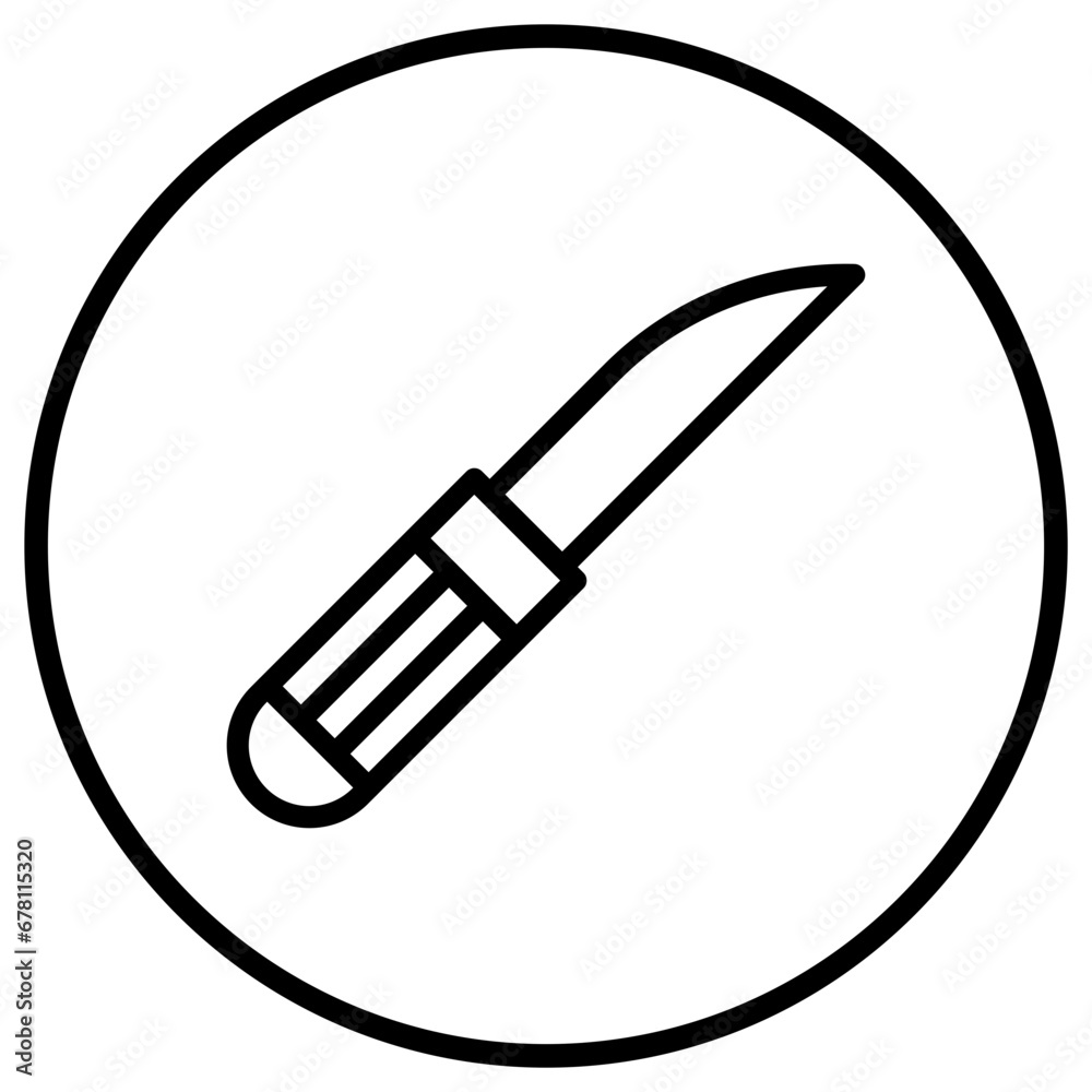 Carving Vector Icon Design Illustration
