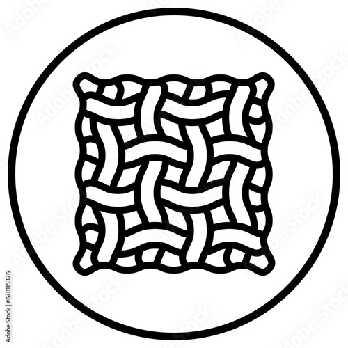 Fabric Vector Icon Design Illustration
