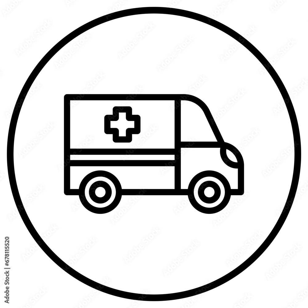 Ambulance Vector Icon Design Illustration Ambulance Vector Icon Design Illustration