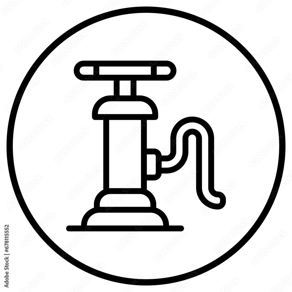 Air Pump Vector Icon Design Illustration Air Pump Vector Icon Design Illustration