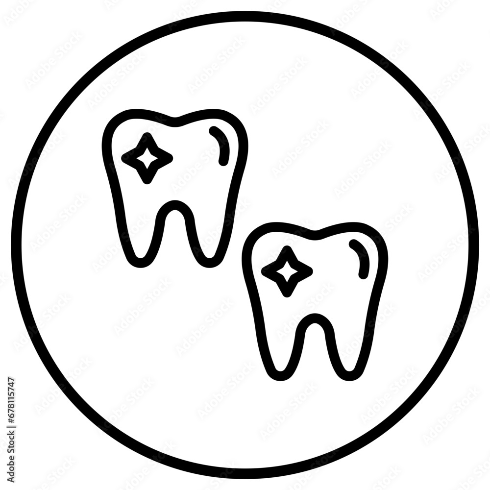 Teeth Vector Icon Design Illustration Teeth Vector Icon Design Illustration