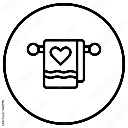 Towel Vector Icon Design Illustration