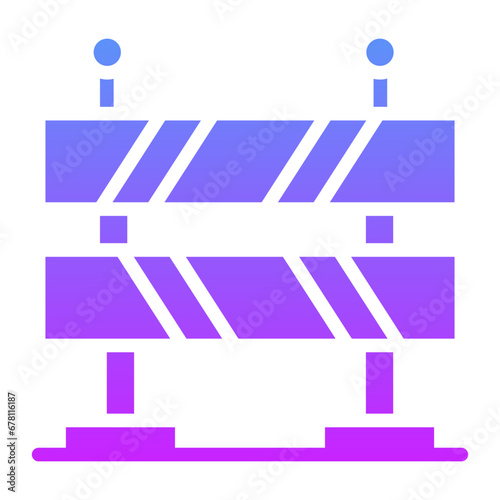 Road Barrier Icon