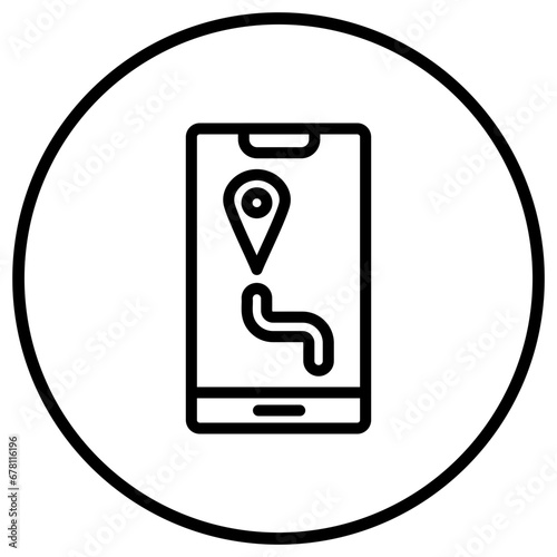 Maps Vector Icon Design Illustration