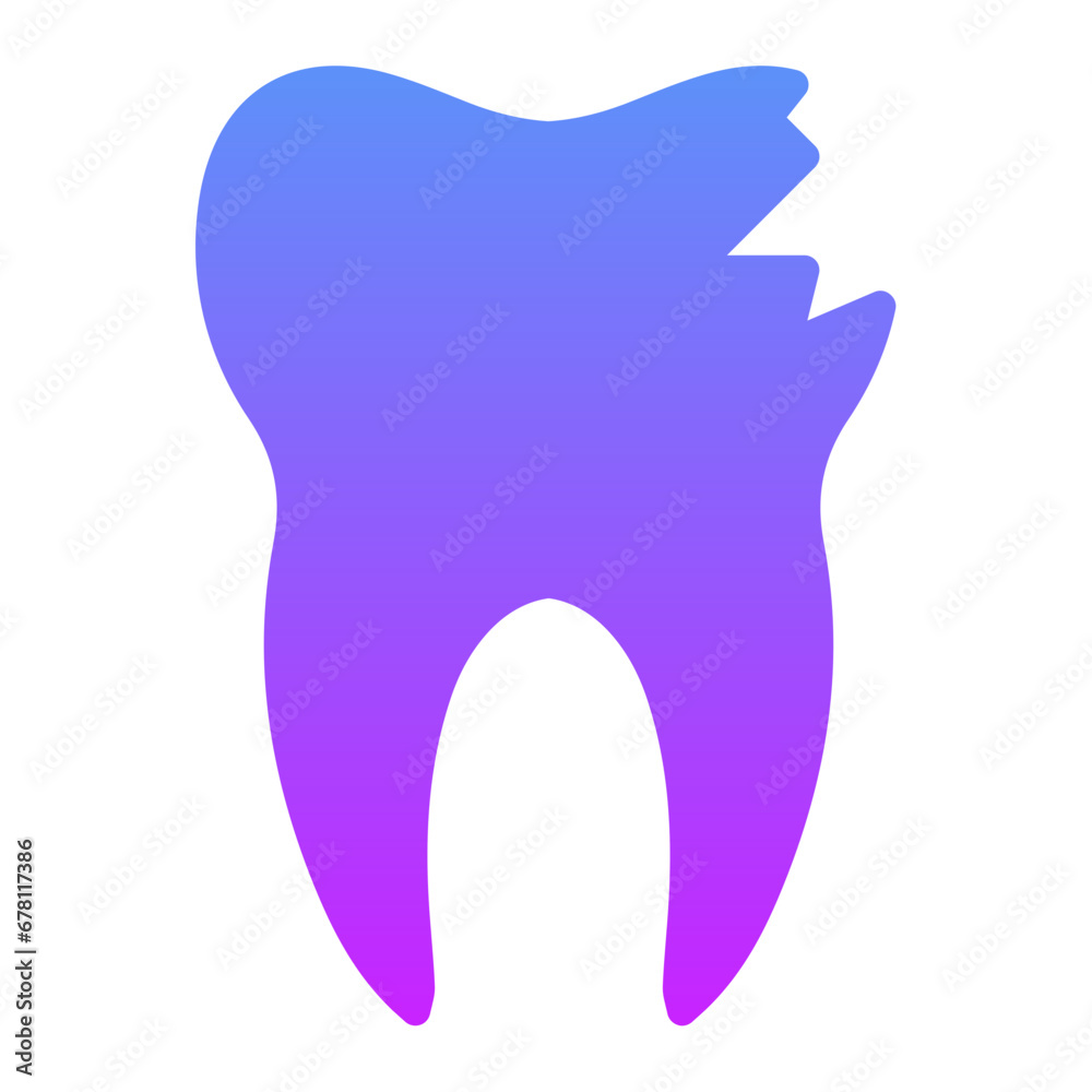 Broken Tooth Icon
