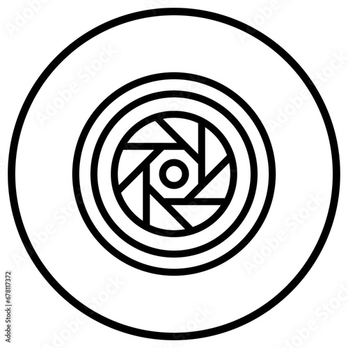 Diafragma Vector Icon Design Illustration