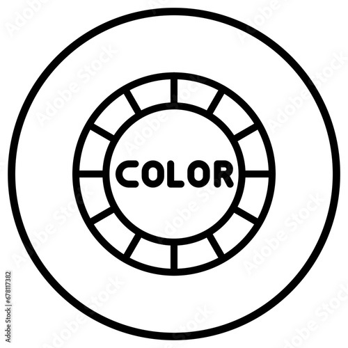 Color Vector Icon Design Illustration