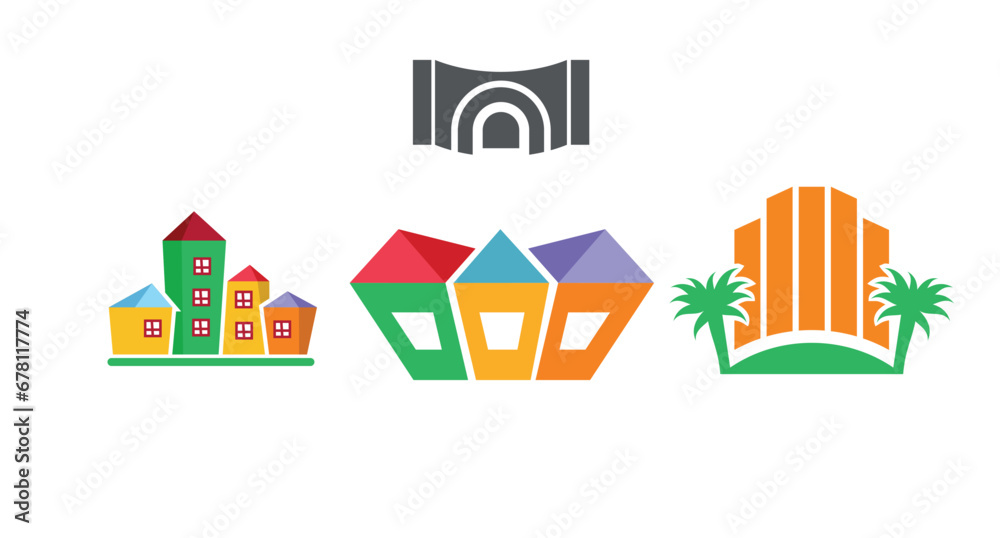 Fototapeta premium building logo design