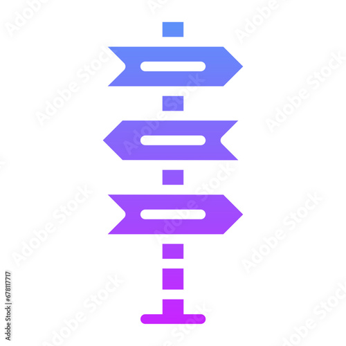 Direction Sign Icon