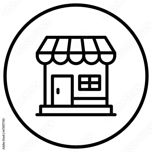 Store Vector Icon Design Illustration