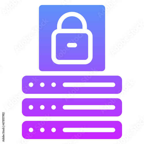 Database Lock Icon