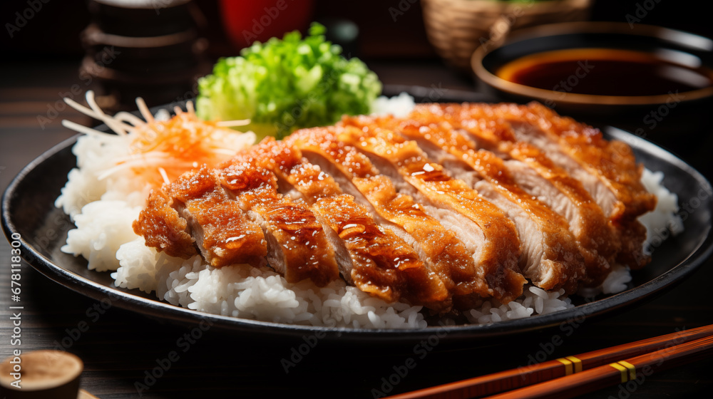 Pork Japan Food on Table
