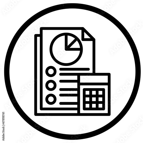 Accounting Vector Icon Design Illustration