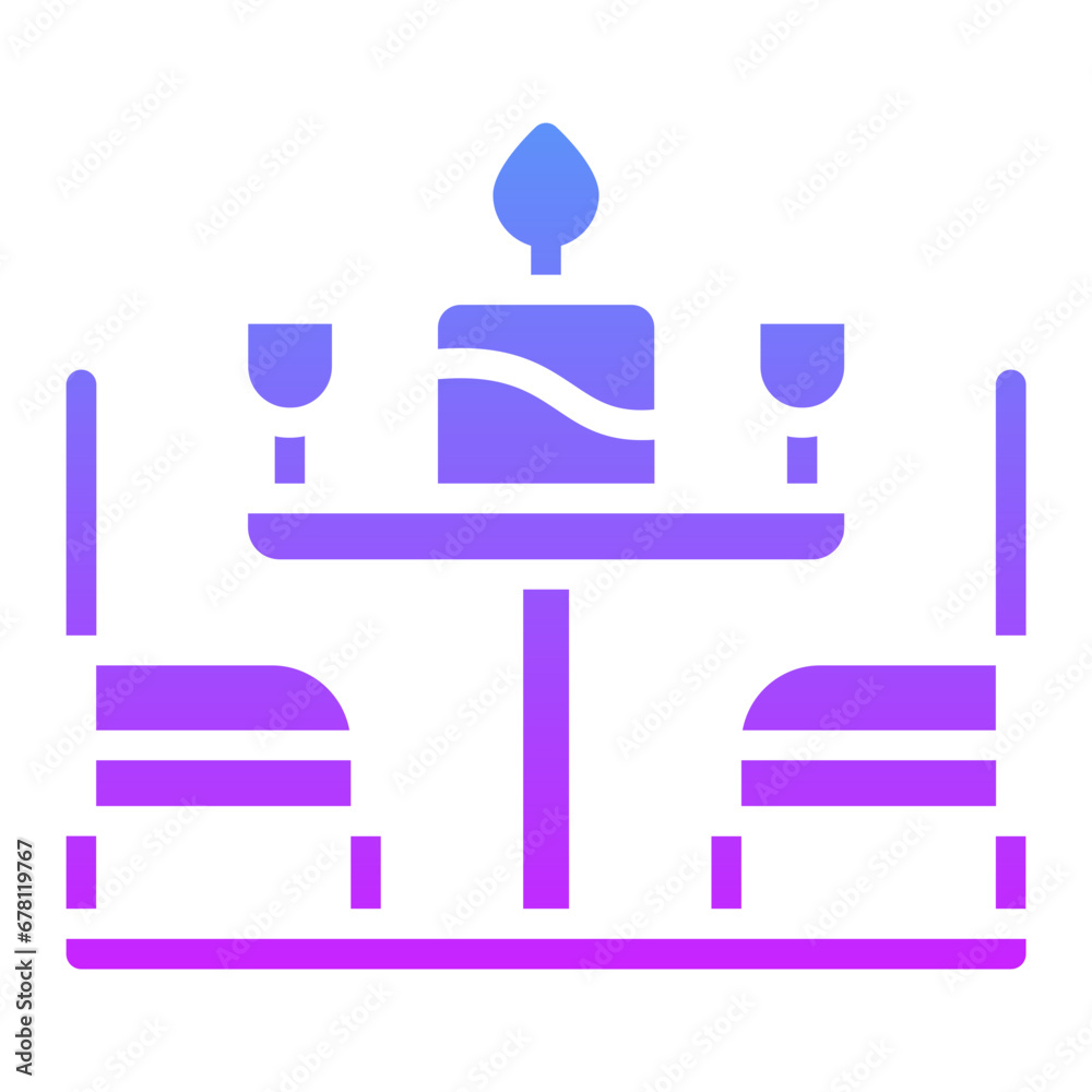 Birthday Table Icon Birthday Table Icon