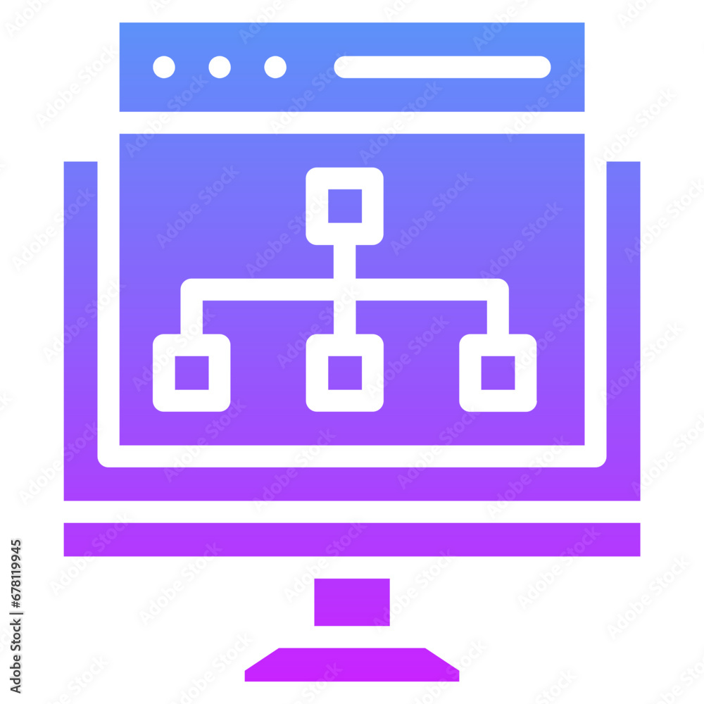 Website Structure Icon Website Structure Icon