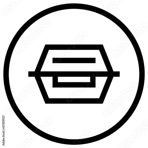 Lunch Vector Icon Design Illustration