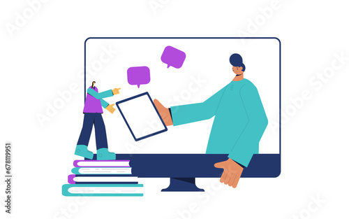 Study with me. Study buddy. Education together