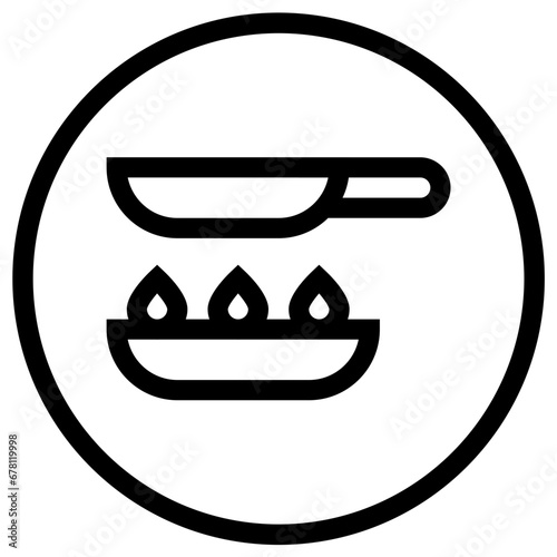 Food pan Vector Icon Design Illustration