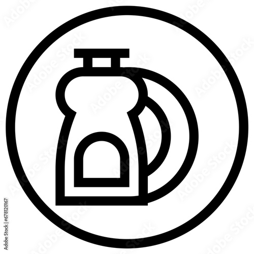 Dish washing Vector Icon Design Illustration