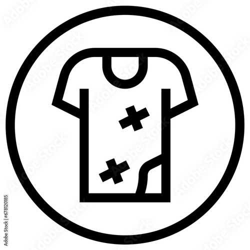 Dirty clothes Vector Icon Design Illustration