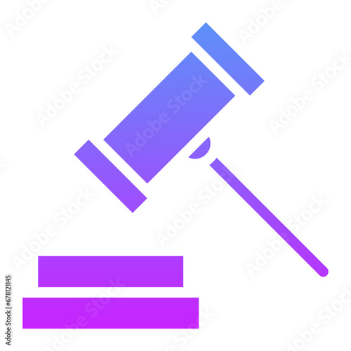 Judge Hammer Icon