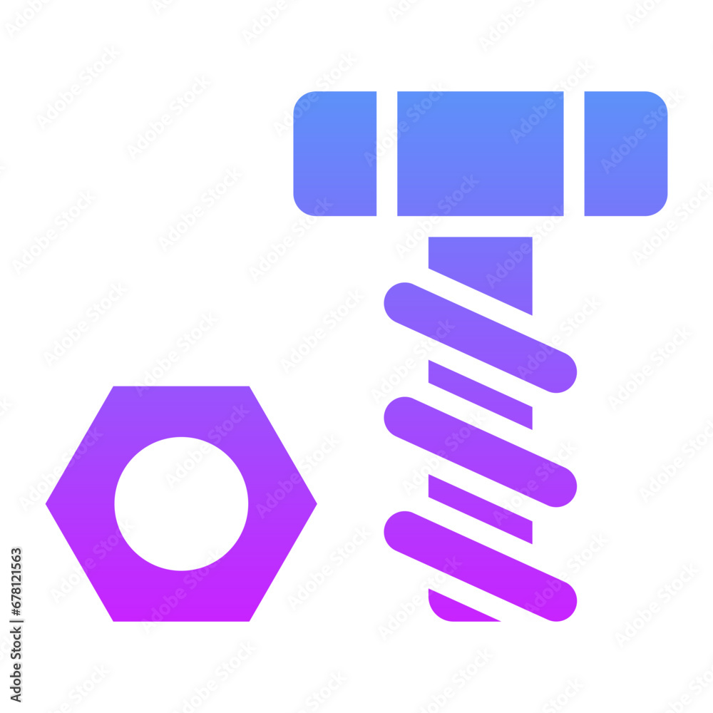 Bolt Nut Icon Bolt Nut Icon