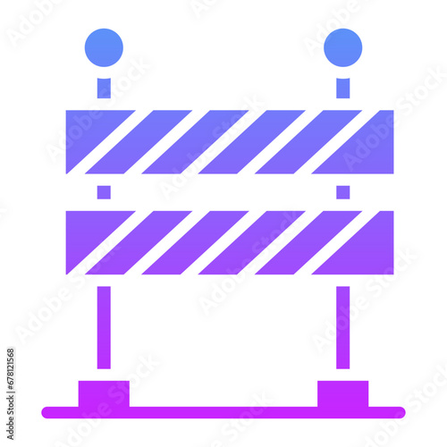 Construction Barrier Icon