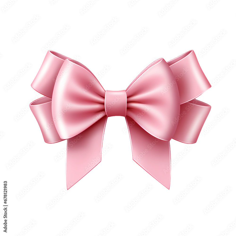 Birthday bow ribbon on transparent background, white background, isolated, icon material, vector illustration Birthday bow ribbon on transparent background, white background, isolated, icon material, vector illustration