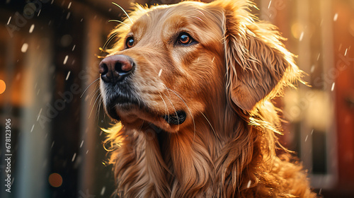 beautiful golden retriever dog portrait © Animaflora PicsStock